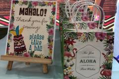 Hawaiian themed party bags